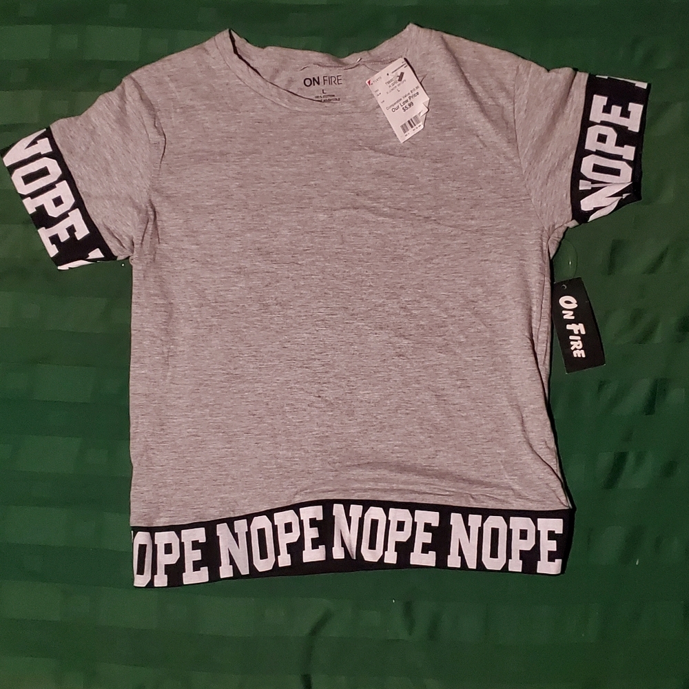 Grey Short Sleeved Tee Shirt
